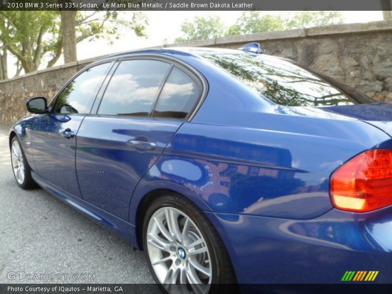 Le Mans Blue Metallic / Saddle Brown Dakota Leather 2010 BMW 3 Series 335i Sedan