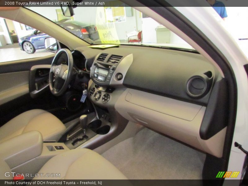 Super White / Ash 2008 Toyota RAV4 Limited V6 4WD
