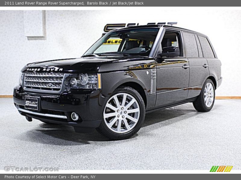Barolo Black / Jet Black/Jet Black 2011 Land Rover Range Rover Supercharged