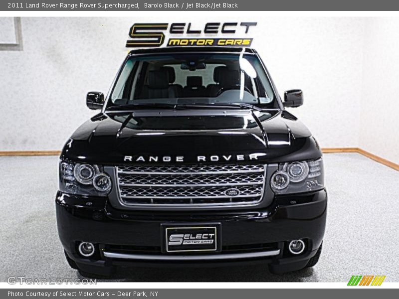Barolo Black / Jet Black/Jet Black 2011 Land Rover Range Rover Supercharged