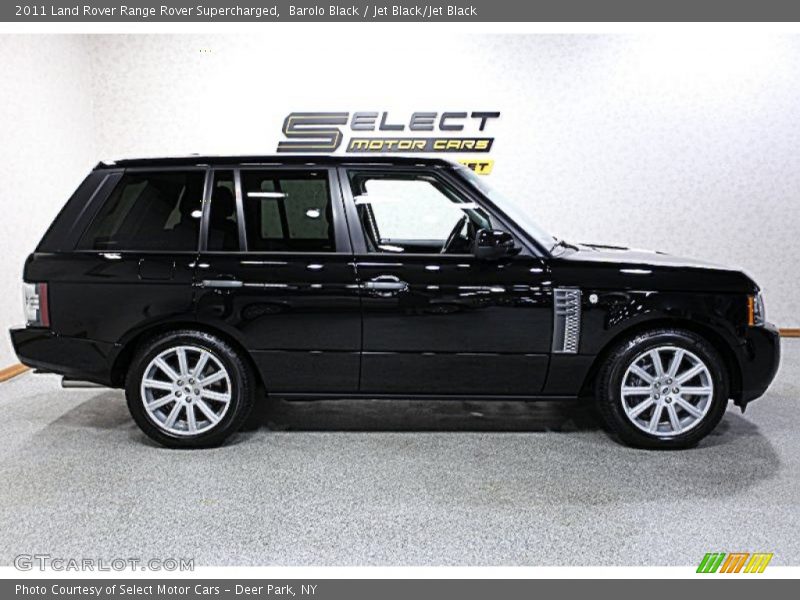 Barolo Black / Jet Black/Jet Black 2011 Land Rover Range Rover Supercharged