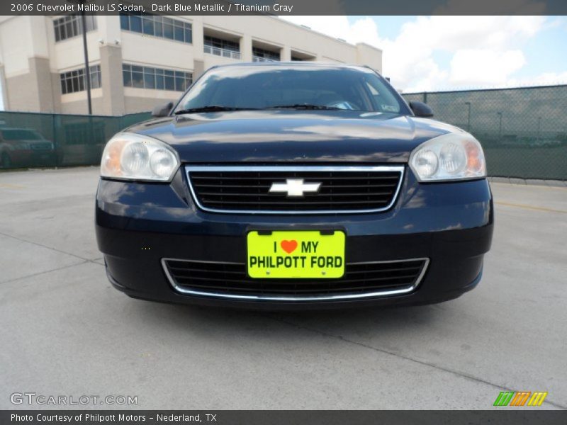 Dark Blue Metallic / Titanium Gray 2006 Chevrolet Malibu LS Sedan