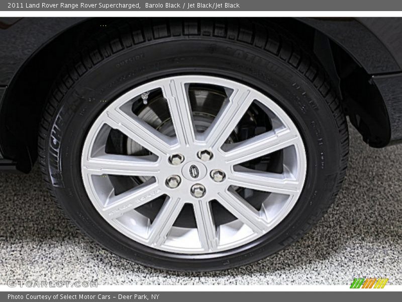 Barolo Black / Jet Black/Jet Black 2011 Land Rover Range Rover Supercharged
