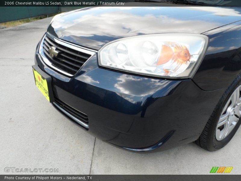 Dark Blue Metallic / Titanium Gray 2006 Chevrolet Malibu LS Sedan