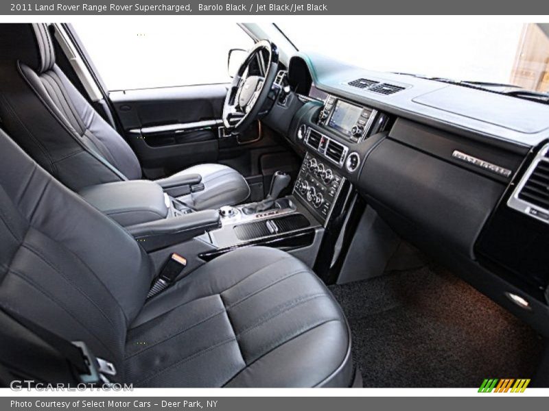 Barolo Black / Jet Black/Jet Black 2011 Land Rover Range Rover Supercharged
