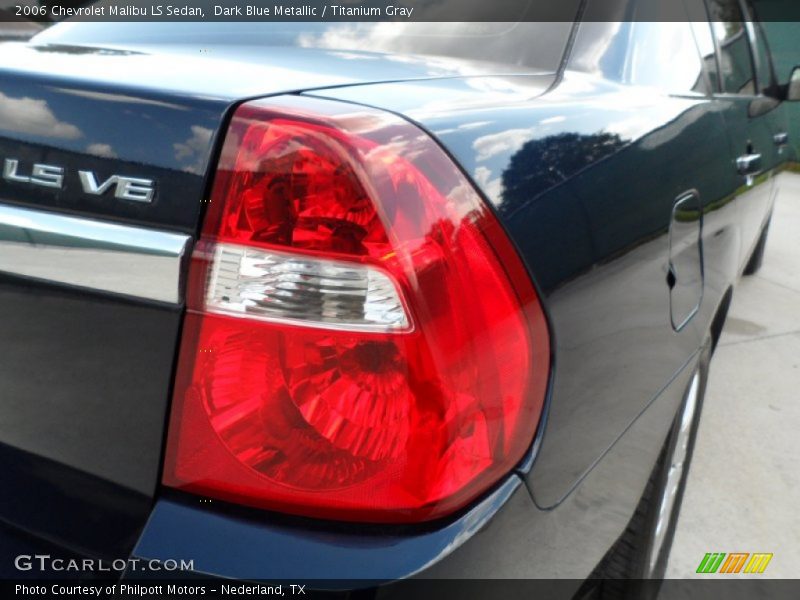 Dark Blue Metallic / Titanium Gray 2006 Chevrolet Malibu LS Sedan