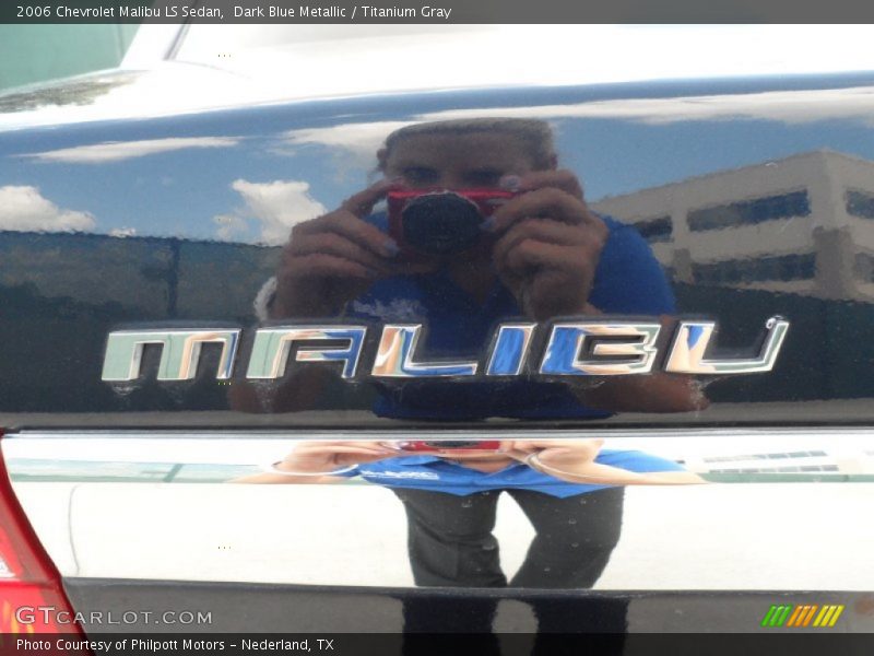 Dark Blue Metallic / Titanium Gray 2006 Chevrolet Malibu LS Sedan