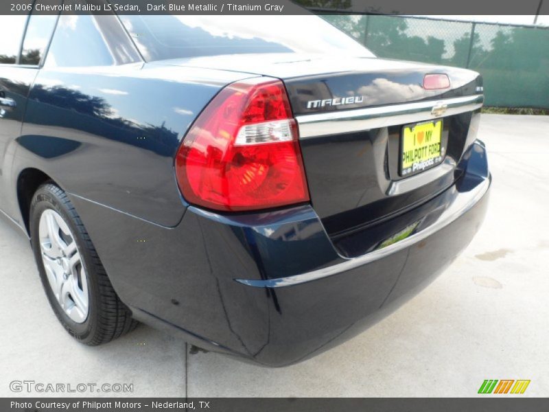 Dark Blue Metallic / Titanium Gray 2006 Chevrolet Malibu LS Sedan