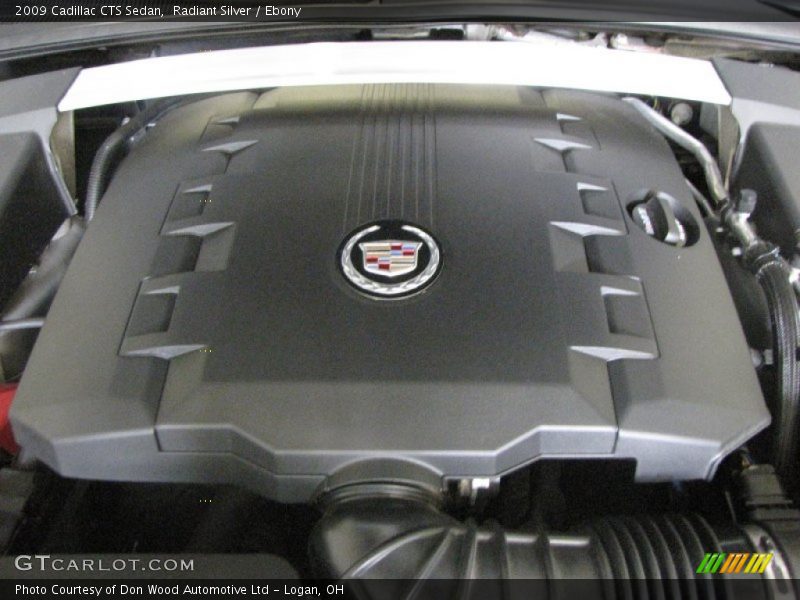 Radiant Silver / Ebony 2009 Cadillac CTS Sedan