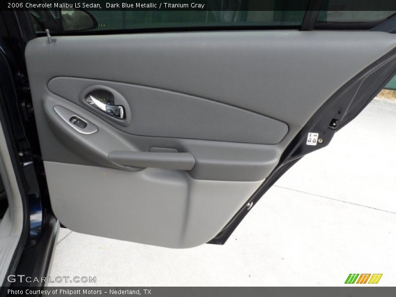 Dark Blue Metallic / Titanium Gray 2006 Chevrolet Malibu LS Sedan