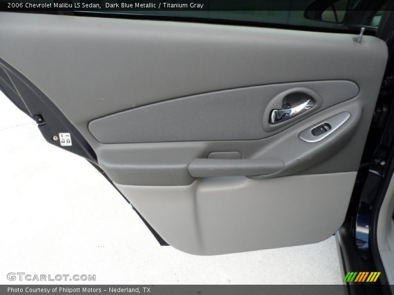 Dark Blue Metallic / Titanium Gray 2006 Chevrolet Malibu LS Sedan