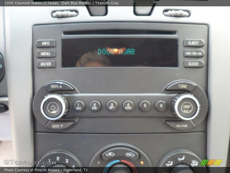 Controls of 2006 Malibu LS Sedan