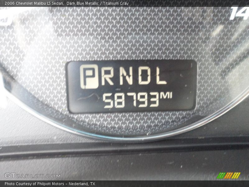 Dark Blue Metallic / Titanium Gray 2006 Chevrolet Malibu LS Sedan