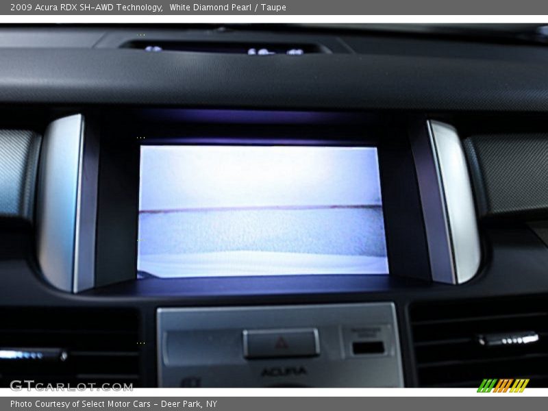 White Diamond Pearl / Taupe 2009 Acura RDX SH-AWD Technology