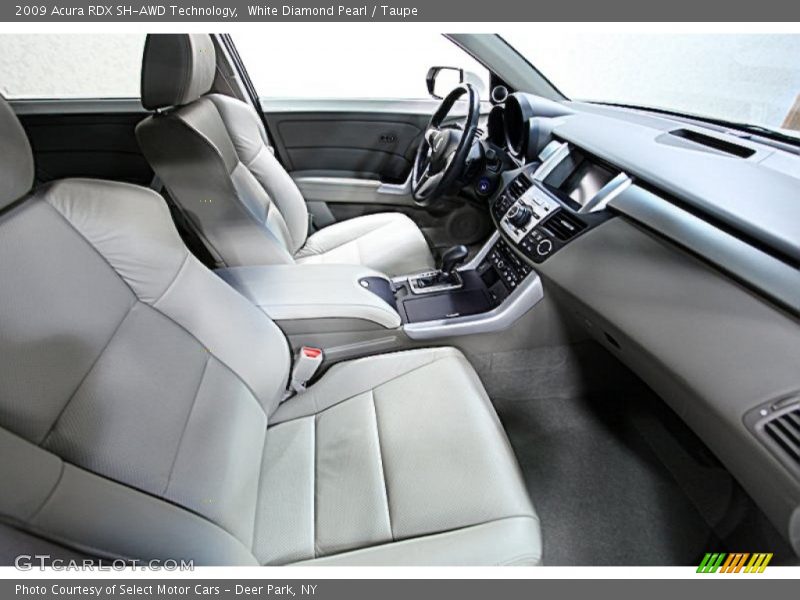 White Diamond Pearl / Taupe 2009 Acura RDX SH-AWD Technology