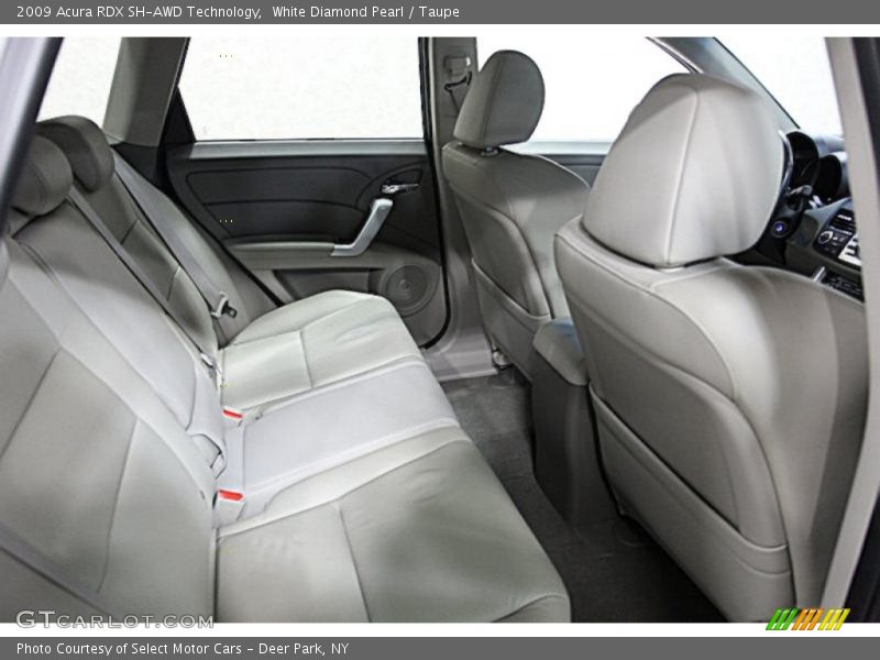 White Diamond Pearl / Taupe 2009 Acura RDX SH-AWD Technology