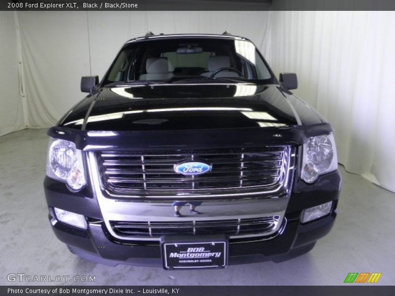Black / Black/Stone 2008 Ford Explorer XLT