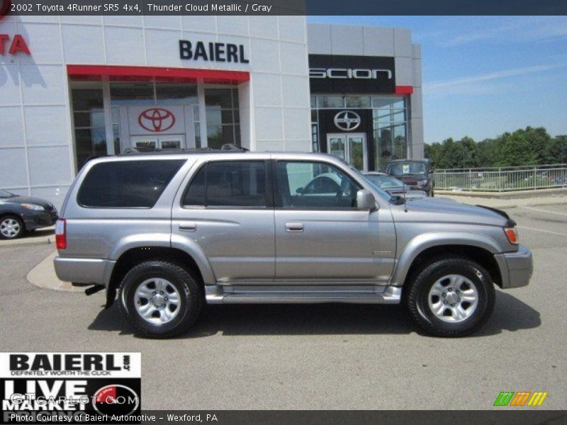 Thunder Cloud Metallic / Gray 2002 Toyota 4Runner SR5 4x4