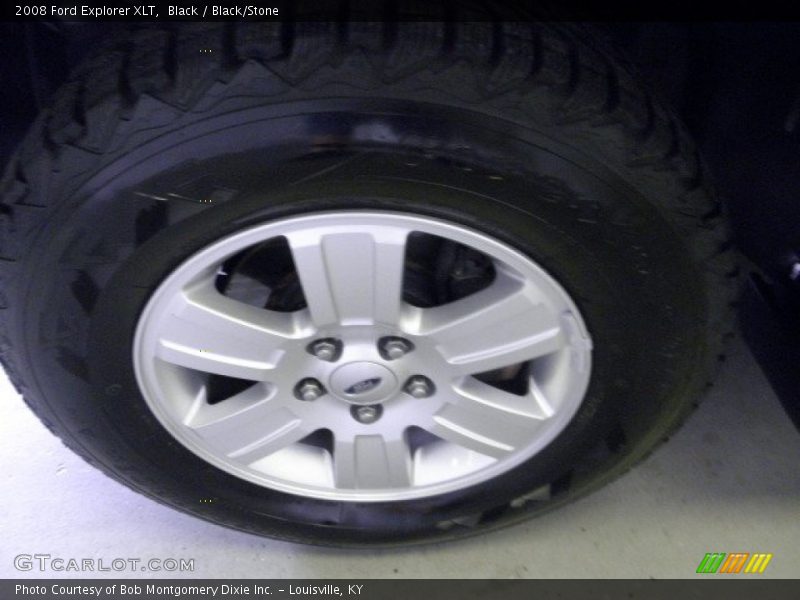 Black / Black/Stone 2008 Ford Explorer XLT
