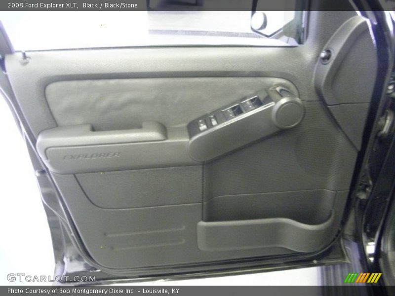 Black / Black/Stone 2008 Ford Explorer XLT