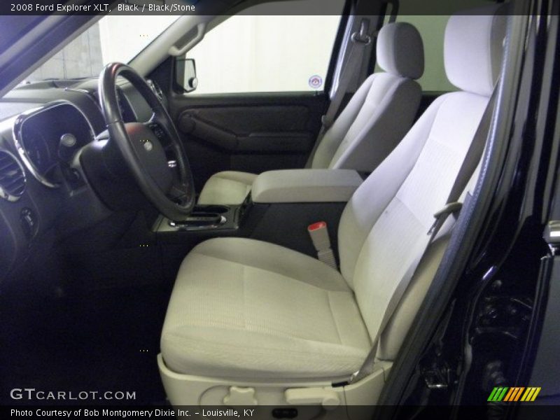 Black / Black/Stone 2008 Ford Explorer XLT