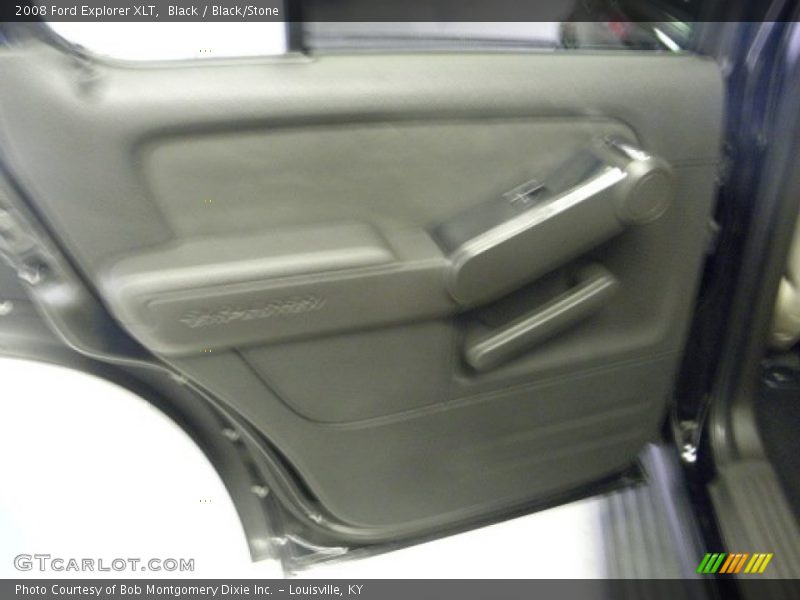 Black / Black/Stone 2008 Ford Explorer XLT