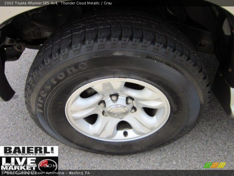 Thunder Cloud Metallic / Gray 2002 Toyota 4Runner SR5 4x4
