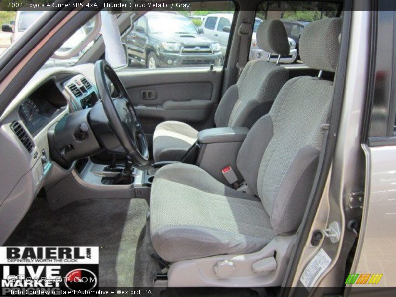 Thunder Cloud Metallic / Gray 2002 Toyota 4Runner SR5 4x4