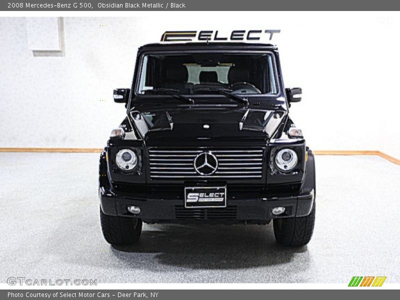 Obsidian Black Metallic / Black 2008 Mercedes-Benz G 500