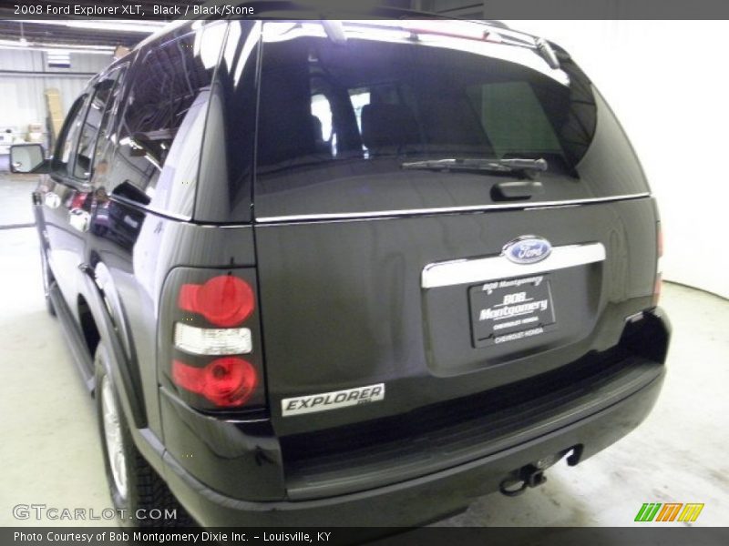 Black / Black/Stone 2008 Ford Explorer XLT