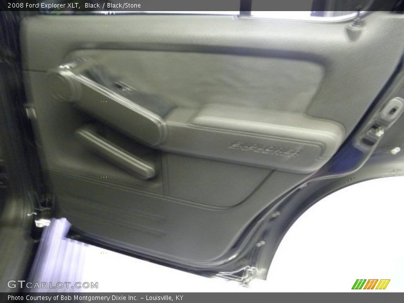 Black / Black/Stone 2008 Ford Explorer XLT