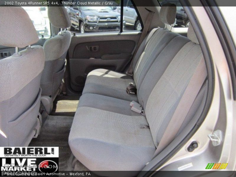 Thunder Cloud Metallic / Gray 2002 Toyota 4Runner SR5 4x4