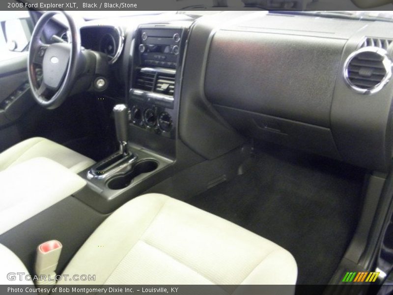 Black / Black/Stone 2008 Ford Explorer XLT