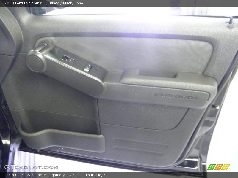 Black / Black/Stone 2008 Ford Explorer XLT