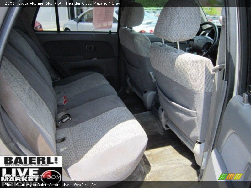 Thunder Cloud Metallic / Gray 2002 Toyota 4Runner SR5 4x4