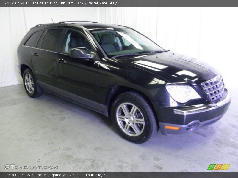 Brilliant Black / Pastel Slate Gray 2007 Chrysler Pacifica Touring