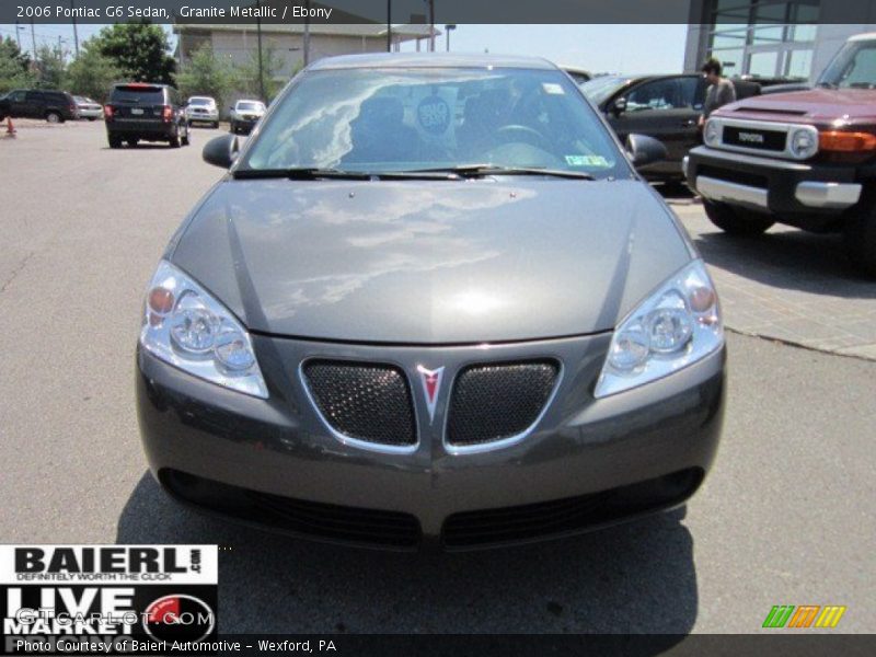 Granite Metallic / Ebony 2006 Pontiac G6 Sedan