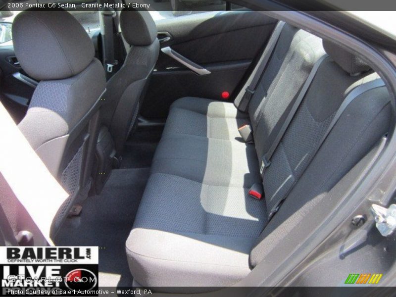 Granite Metallic / Ebony 2006 Pontiac G6 Sedan