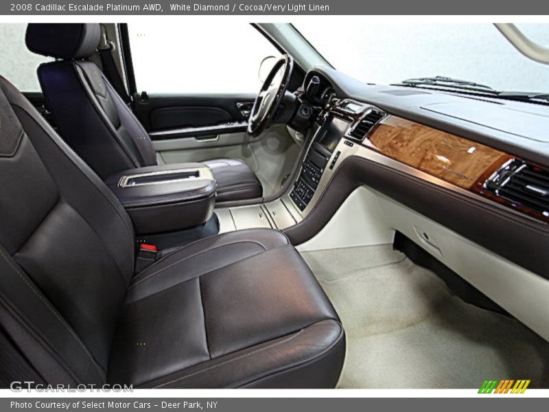  2008 Escalade Platinum AWD Cocoa/Very Light Linen Interior