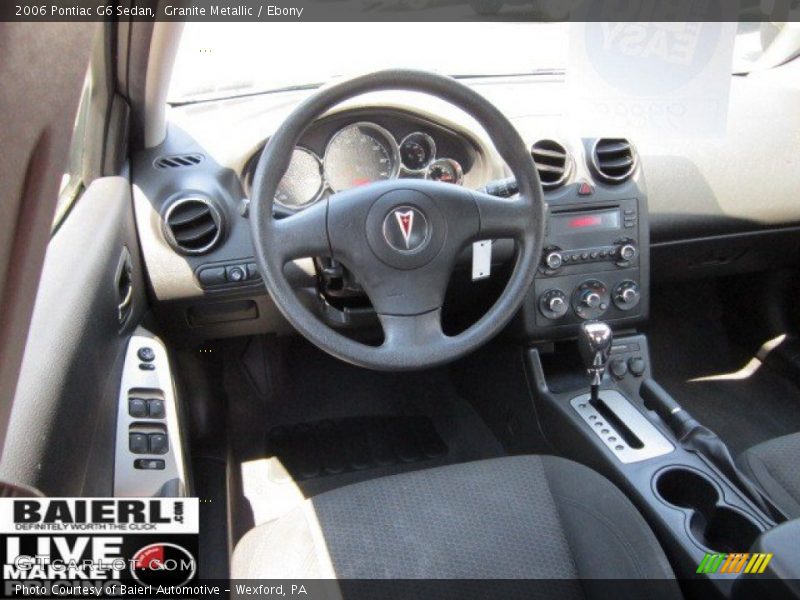 Granite Metallic / Ebony 2006 Pontiac G6 Sedan