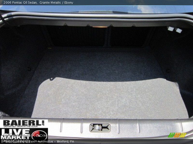 Granite Metallic / Ebony 2006 Pontiac G6 Sedan