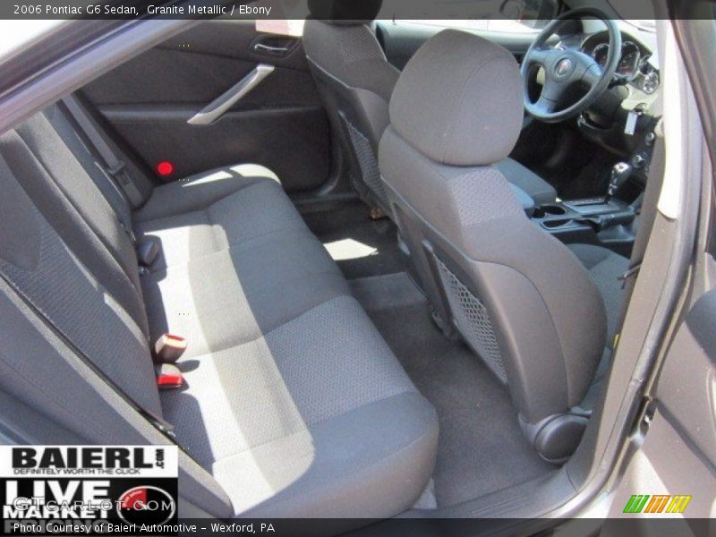 Granite Metallic / Ebony 2006 Pontiac G6 Sedan