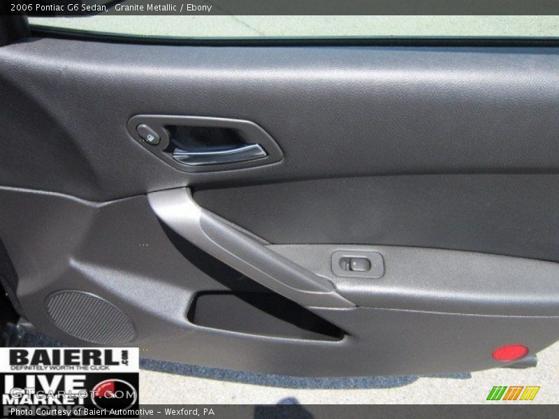 Granite Metallic / Ebony 2006 Pontiac G6 Sedan