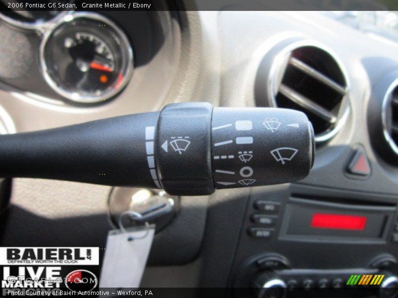 Granite Metallic / Ebony 2006 Pontiac G6 Sedan