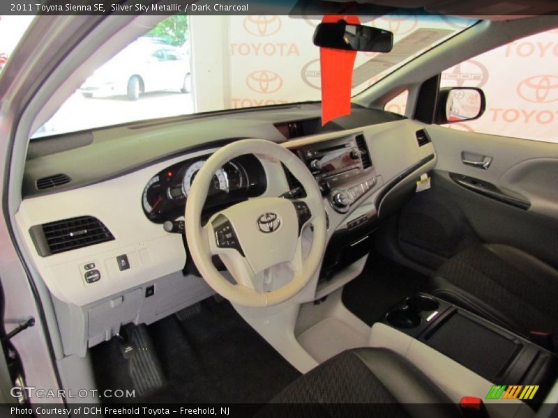 Silver Sky Metallic / Dark Charcoal 2011 Toyota Sienna SE