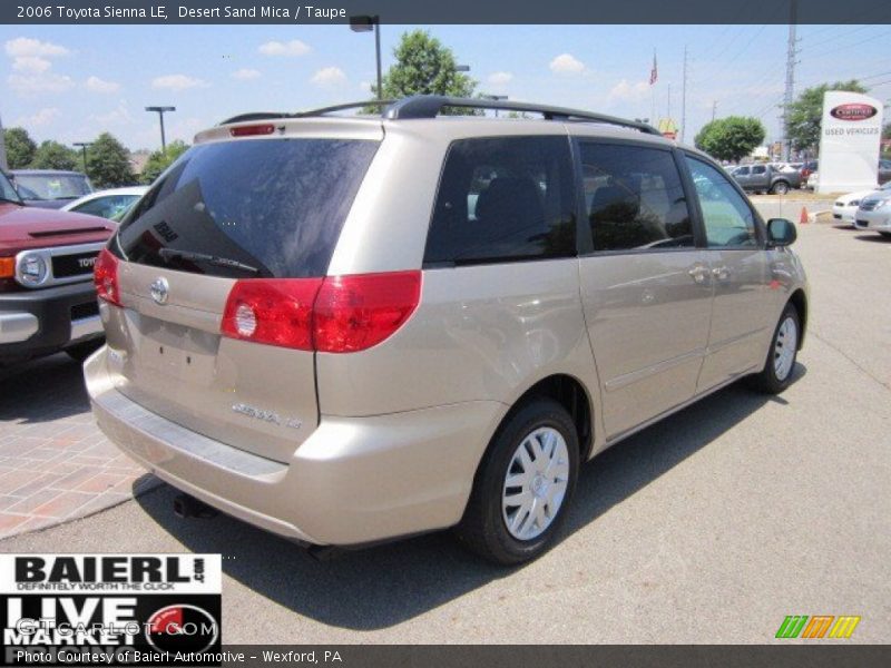 Desert Sand Mica / Taupe 2006 Toyota Sienna LE