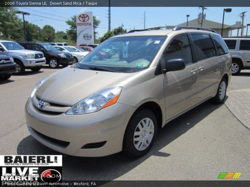 Desert Sand Mica / Taupe 2006 Toyota Sienna LE