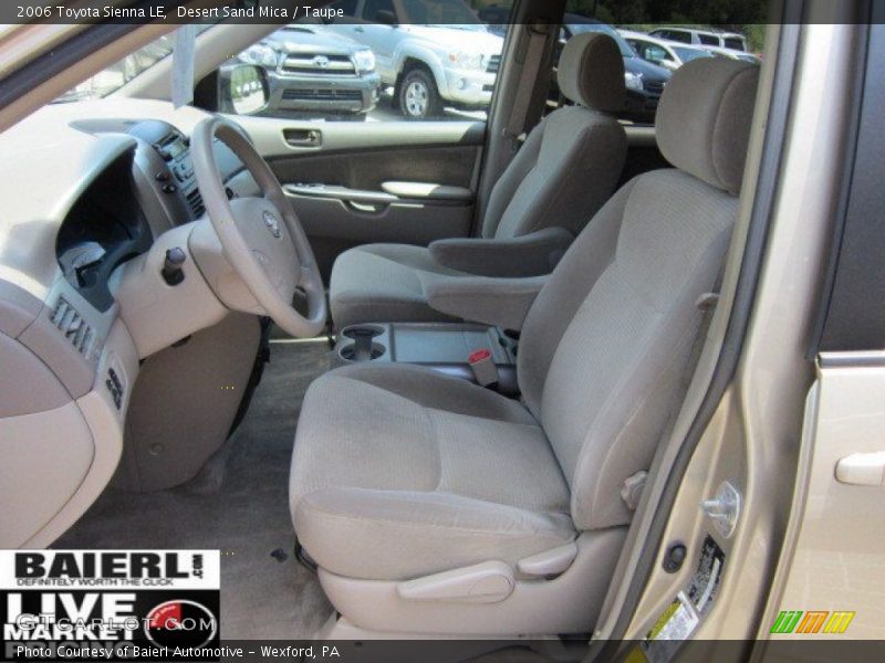 Desert Sand Mica / Taupe 2006 Toyota Sienna LE