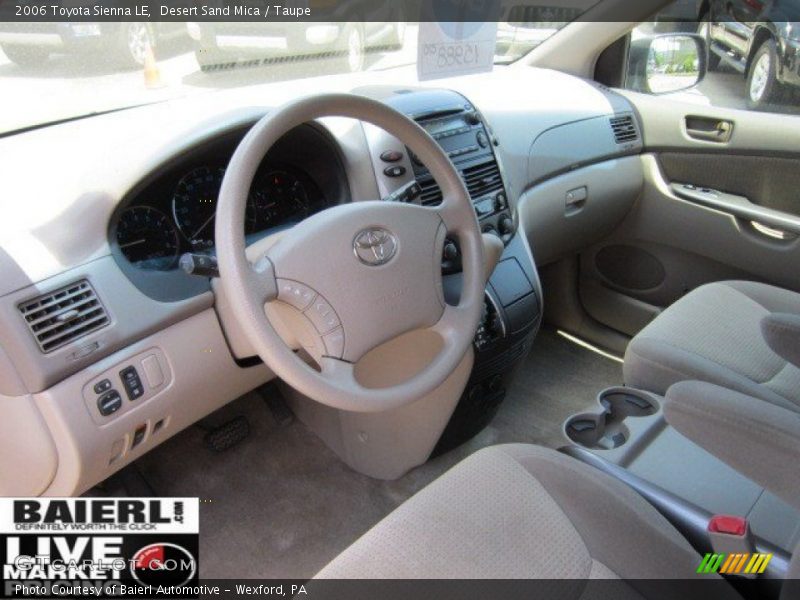 Desert Sand Mica / Taupe 2006 Toyota Sienna LE