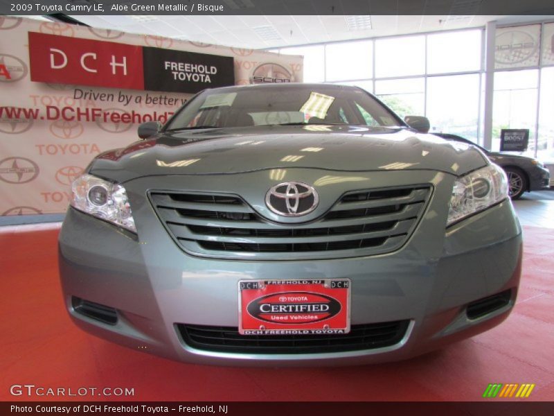 Aloe Green Metallic / Bisque 2009 Toyota Camry LE